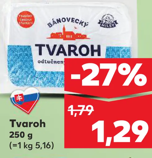Tvaroh odtučnený