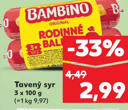 Bambino Tavený syr