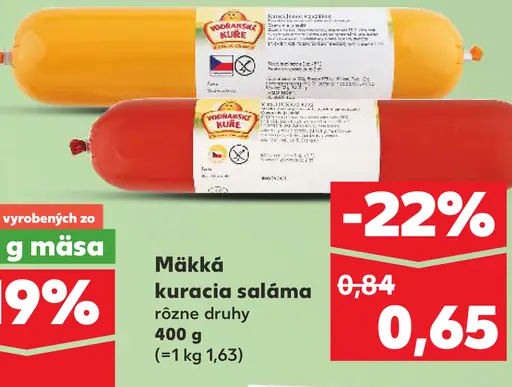 Mäkká kuracia saláma