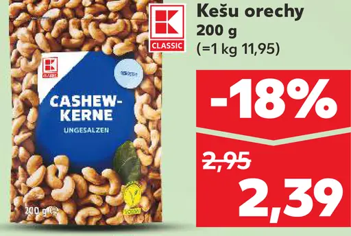 K-Classic Kešu orechy