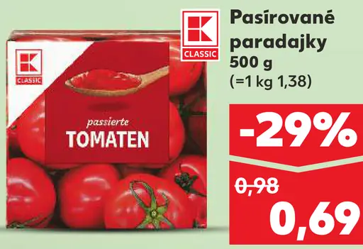K-Classic Pasírované paradajky