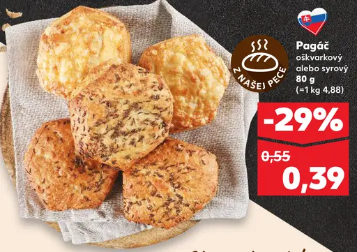 Pagáč oškvarkový alebo syrový