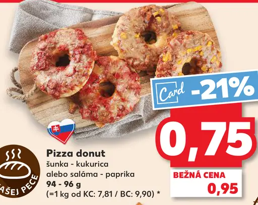 Lidl Pizza donut