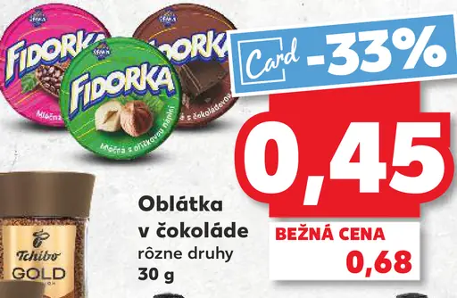 Fidorka Oblátka v čokoláde