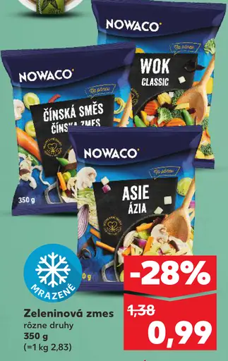 Mrazená zeleninová zmes