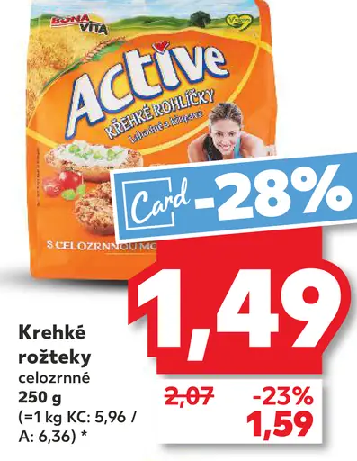 Chrumkavé rožteky celozrnné