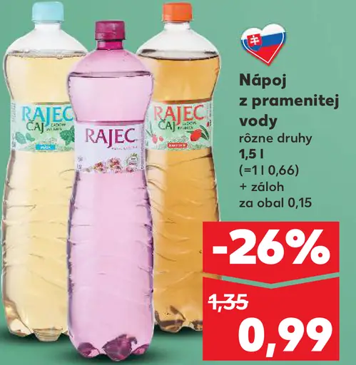 Nápoj z pramenitej vody