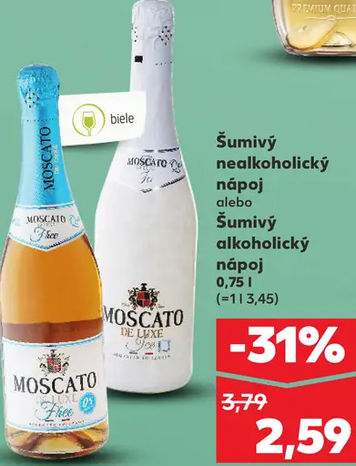 Moscato šumivý nápoj