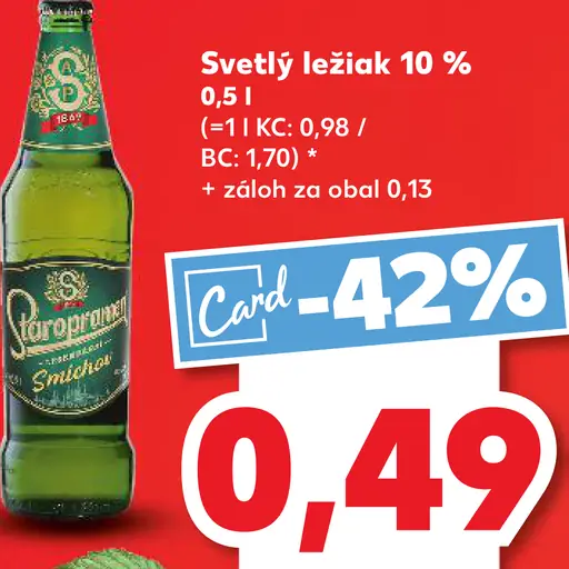 Staropramen svetlý ležiak