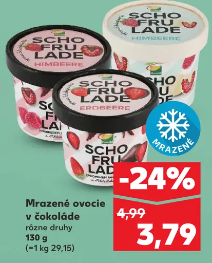 Šofrulad Mrazené ovocie v čokolade