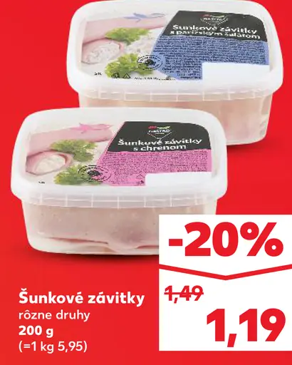 K-Classic Šunkové závitky