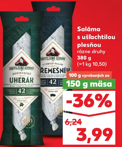 Uherský Uherský salám s ušľachtilou plesňou