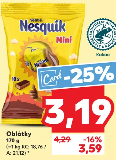 Nesquik Oblátky