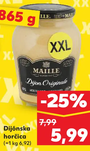 Maille dijonská horčica