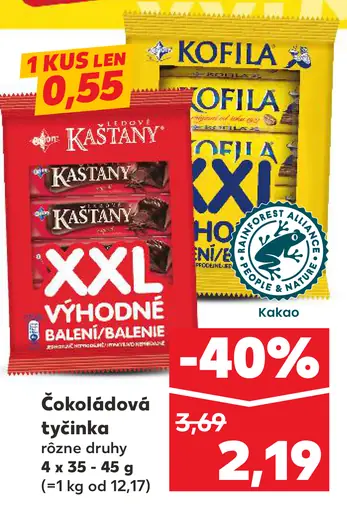 Nestlé Kofila čokoládová tyčinka