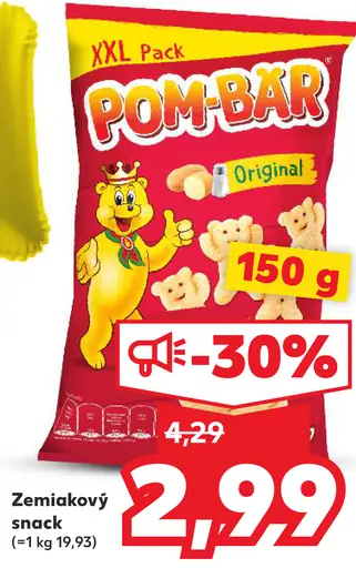 Pom-Bär zemiakový snack