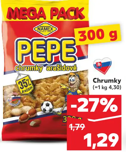 Nemaš Chrumky arašidové