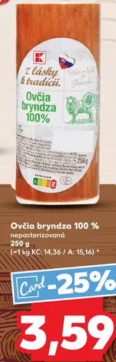 Ovčia bryndza 100 %