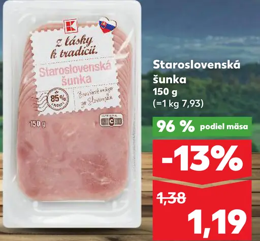 K-Classic Staroslovenská šunka
