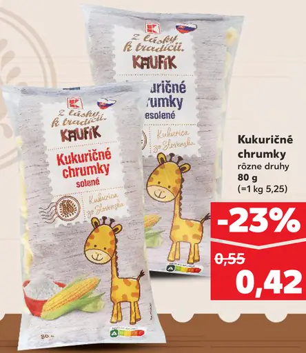 Kauflík Kukuričné chrumky
