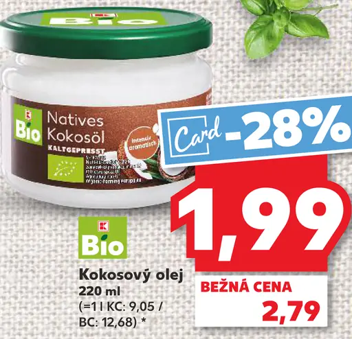 K-Bio Kokosový olej