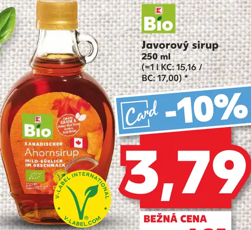 K-Bio Javorový sirup
