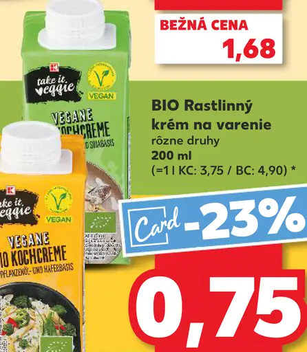 Take It Veggie BIO Rastlinný krém na varenie