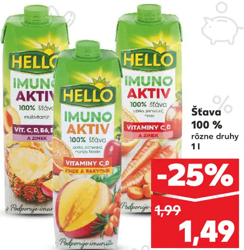 Hello Imuno Aktiv šťava