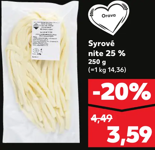 Orava Syrové nite 25 %