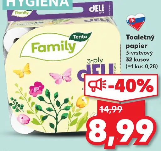 Tento Family toaletný papier