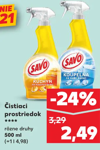 Savo čistiaci prostriedok