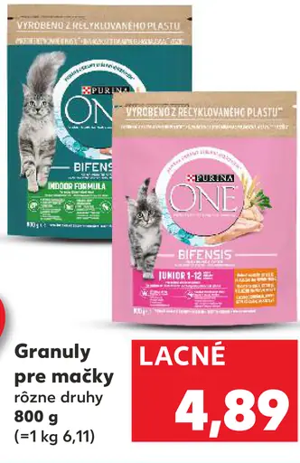 Purina One granuly pre mačky