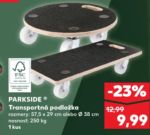Parkside Transportná podložka