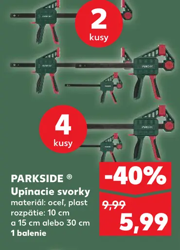 PARKSIDE Upínacie svorky