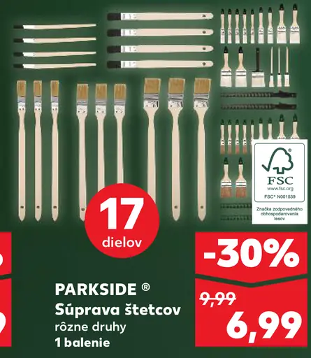 PARKSIDE Súprava štetcov