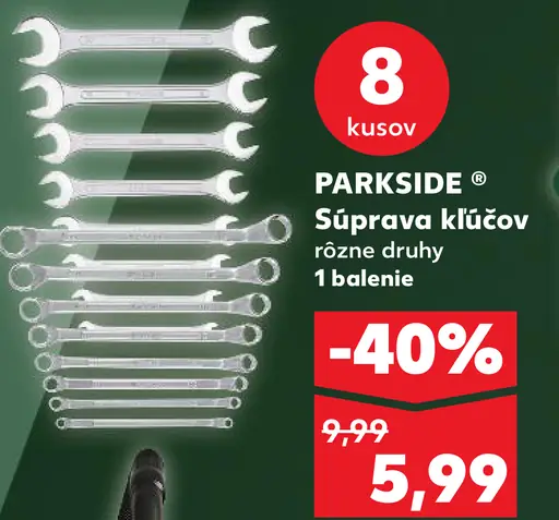 Parkside Súprava kľúčov