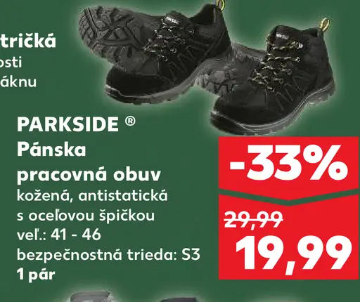 Parkside Pánska pracovná obuv