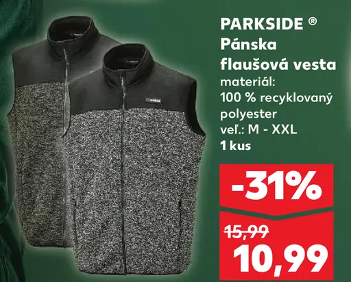 PARKSIDE Pánska flaušová vesta