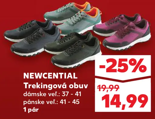 Newcential Trekingová obuv