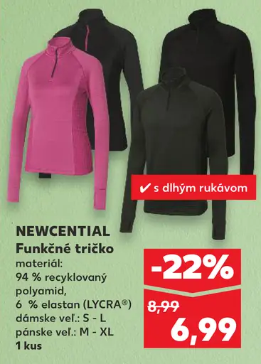 Newcential Funkčné tričko