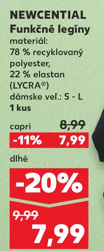 Newcential funkčné legíny
