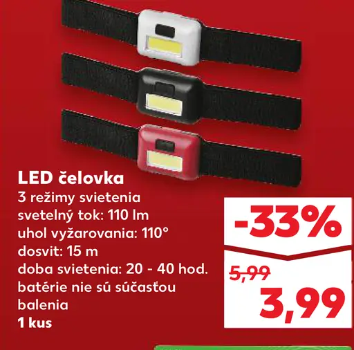 LED čelovka