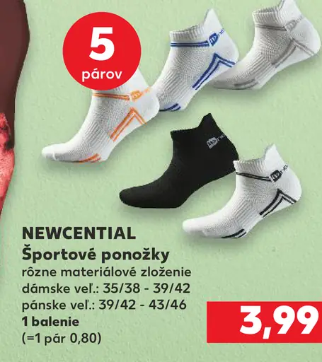 NEWCENTIAL Športové ponožky