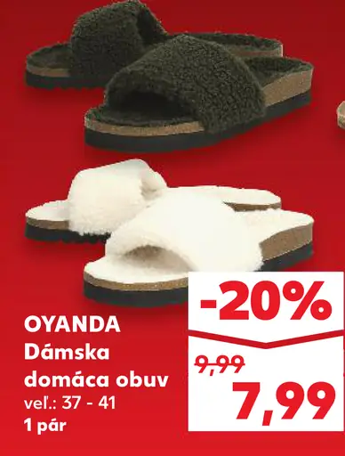 Oyanda Dámske domáca obuv