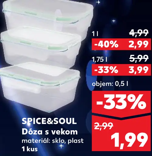 SPICE&SOUL Dóza s vekom