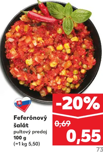 Feferónový šalát