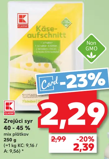 K-Classic Mäkký zrejúci syr