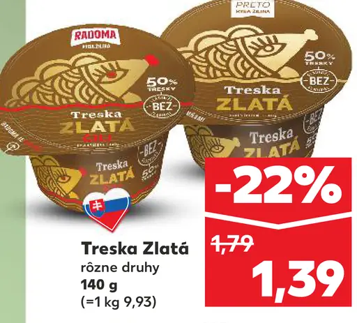 Radoma Treska zlatá