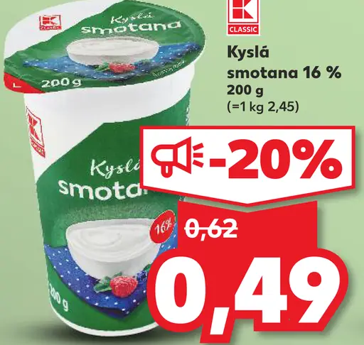 K-Classic Kyslá smotana