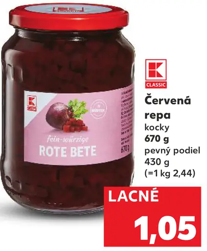 K-Classic Červená repa